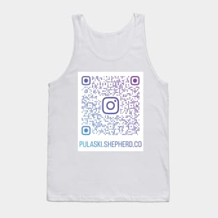 PSCSCo QR Code Ombre Blue to Purple Tank Top